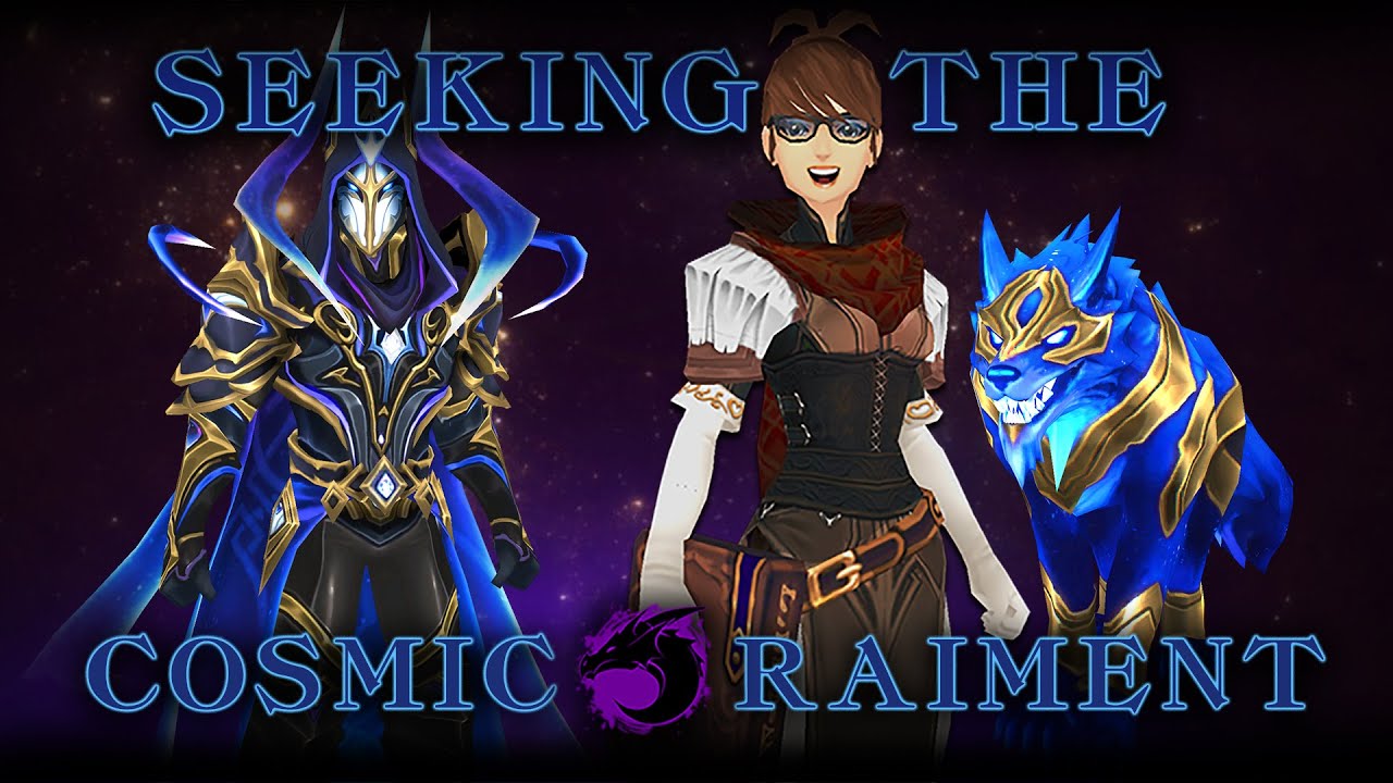 AQ3D How To Get The Cosmic Raiment Armor FAST! New Quest Pet?! Adventurequest 3D