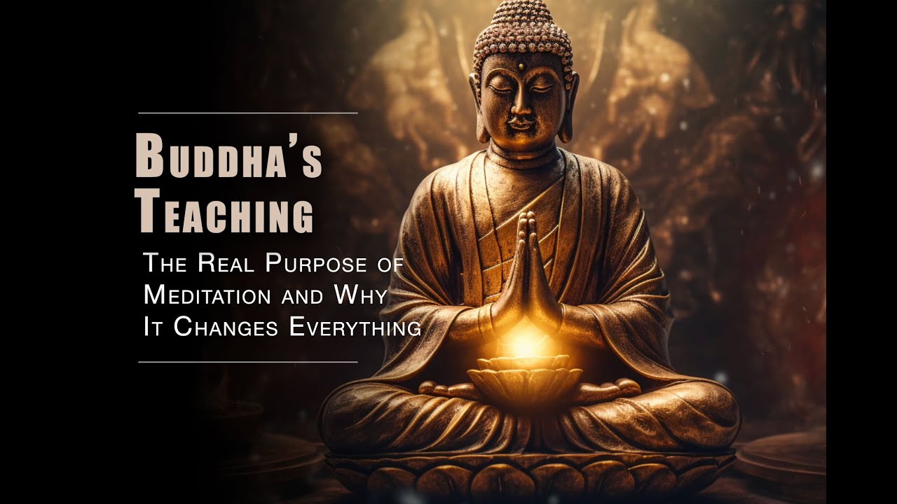 Buddha’s Teaching: The Real Purpose of Meditation and Why It Changes Everything