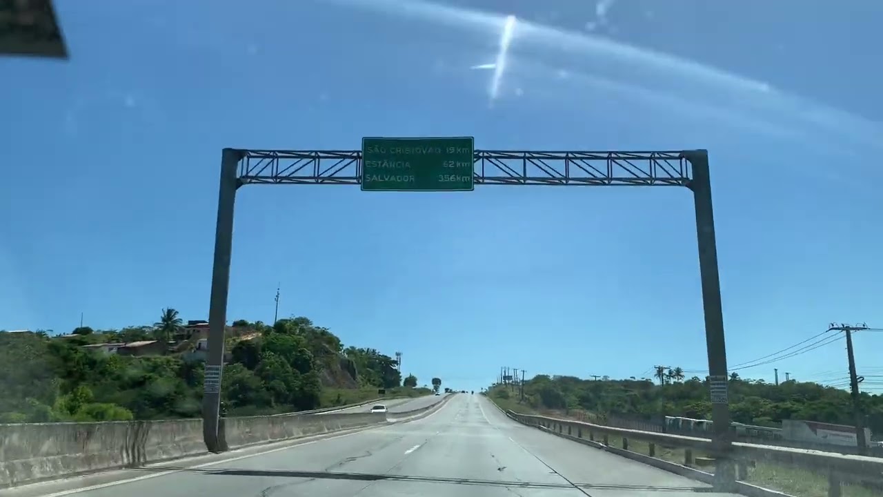 Saindo de Aracaju para Lagarto - Sergipe - Nordeste / Br 235 / Br 349 / Br 101 /  VIAGEM COMPLETA