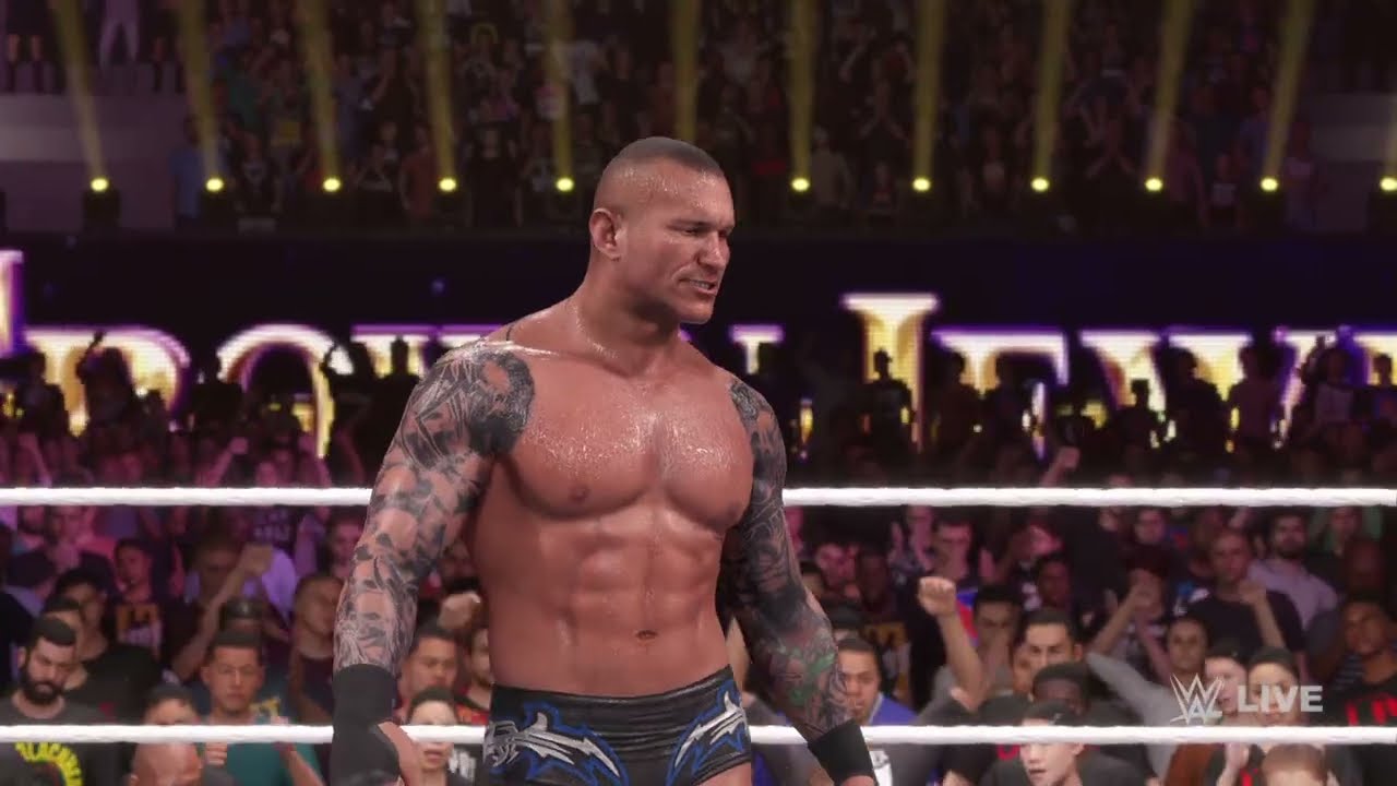 WWE 2K25 Full Match: Randy Orton vs. John Cena vs. AJ Styles