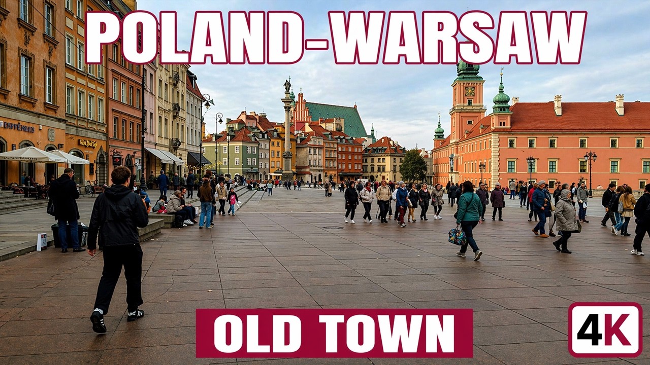🇵🇱 Warsaw Old Town Walk | Stare Miasto | 4K City Walking Tour
