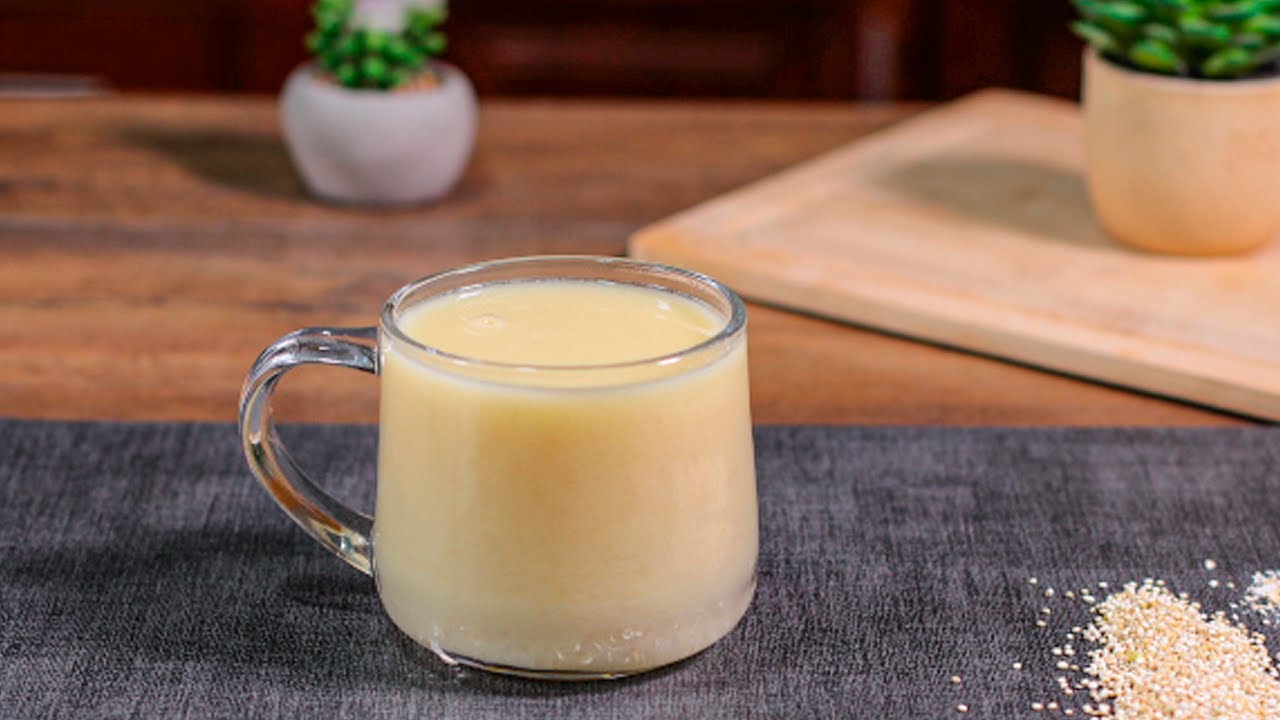 Como preparar desayuno de quinua con avena y piña receta rápida| A COCINAR.