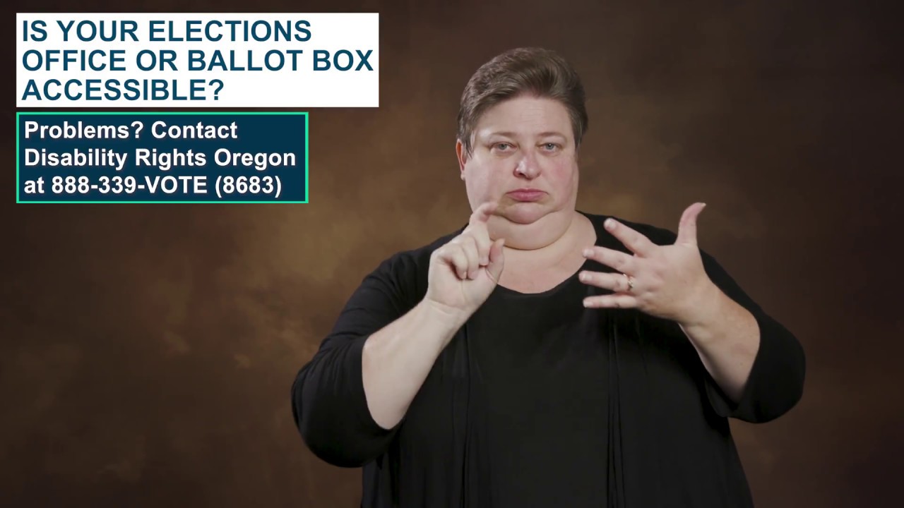 Is your elections office or ballot box accessible? - Easy Voting Guide