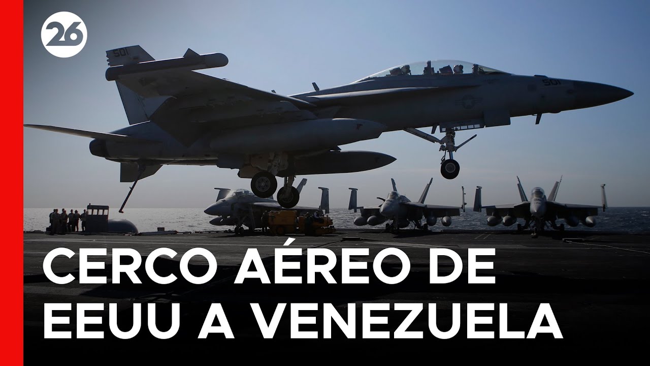 🚨 MÁXIMA TENSIÓN | Cazabombarderos de EEUU sobrevolaron cerca de Venezuela