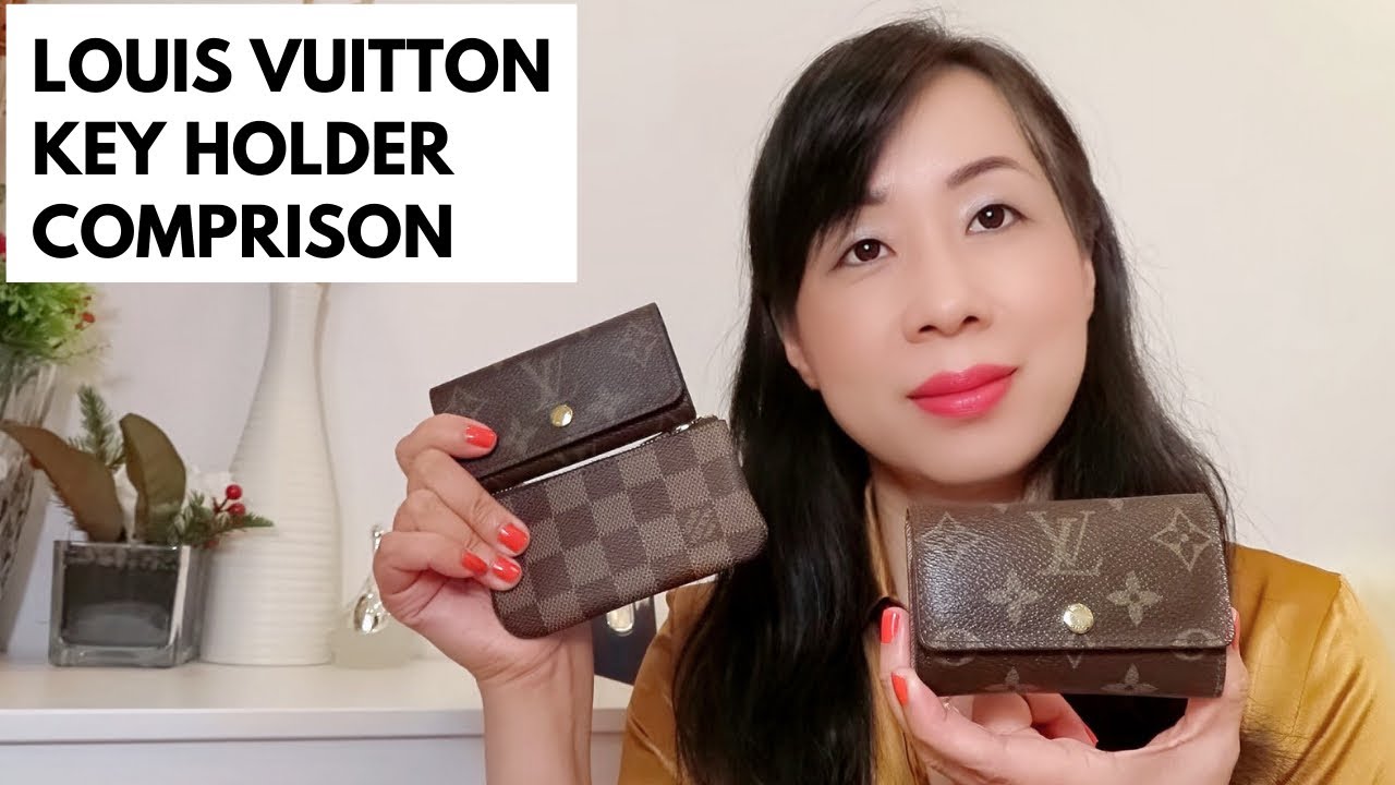 LOUIS VUITTON KEY HOLDER COMPARISON// 6 RING KEY VS 4 RING KEY VS KEY POUCH