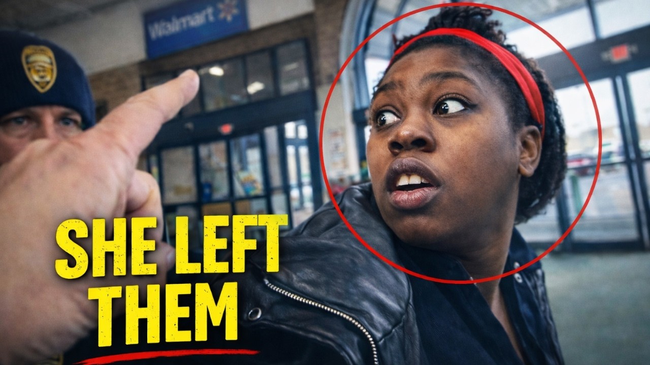 Shoplifting Mom Flees Walmart, Leaves Daughters Behind (Bodycam)