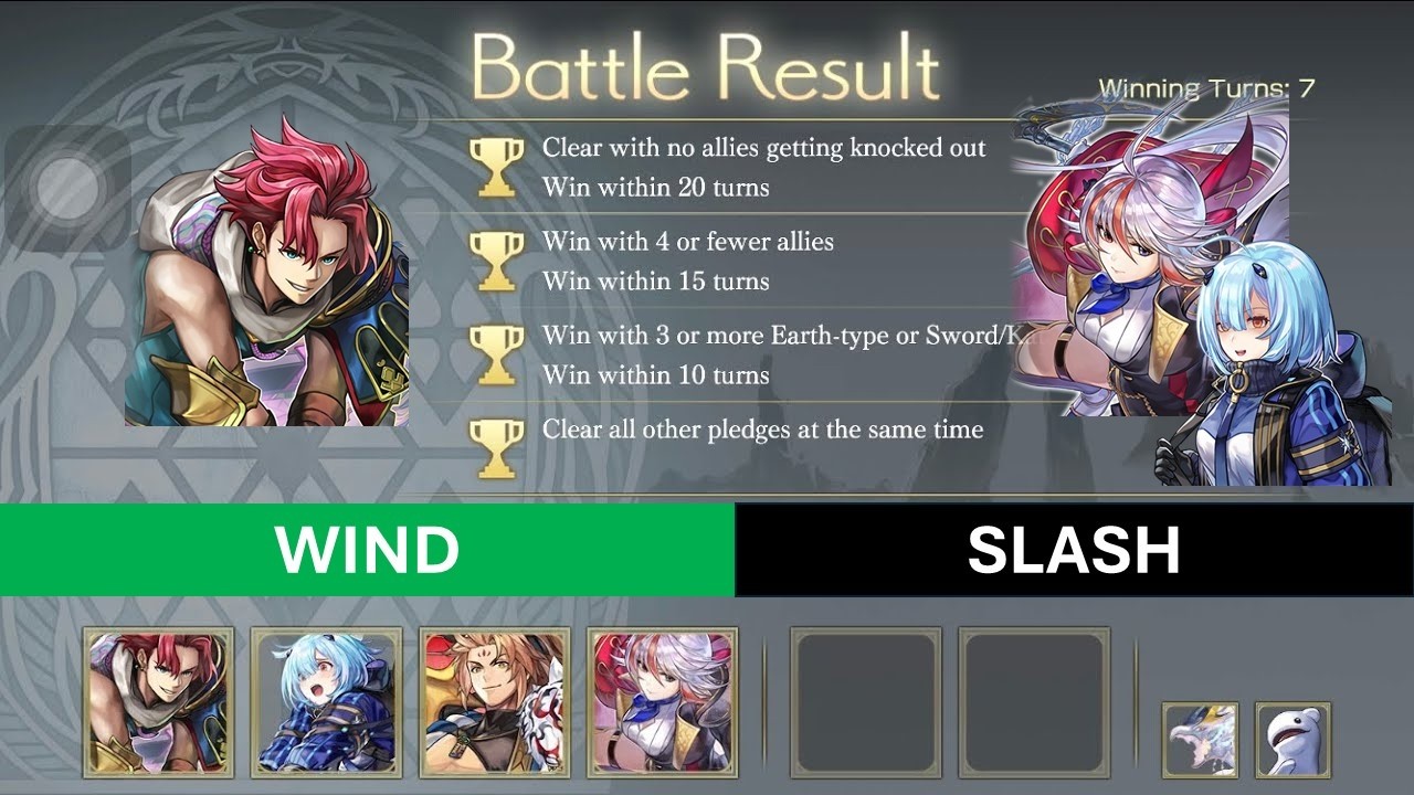 Another Eden - Victor Manifest Wind / Slash Pledge with Linaria