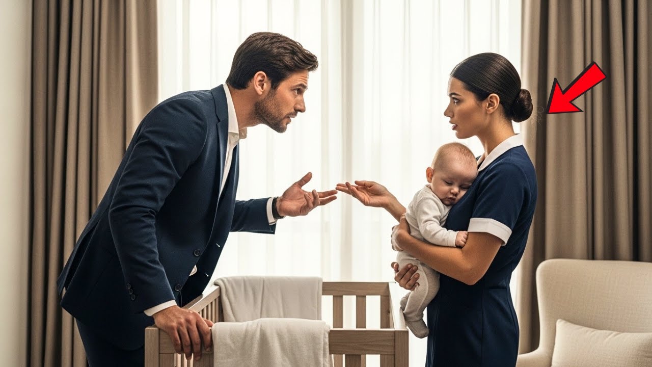 Empresário milionário não consegue acalmar seu bebê que chora|Até que a empregada faça isso