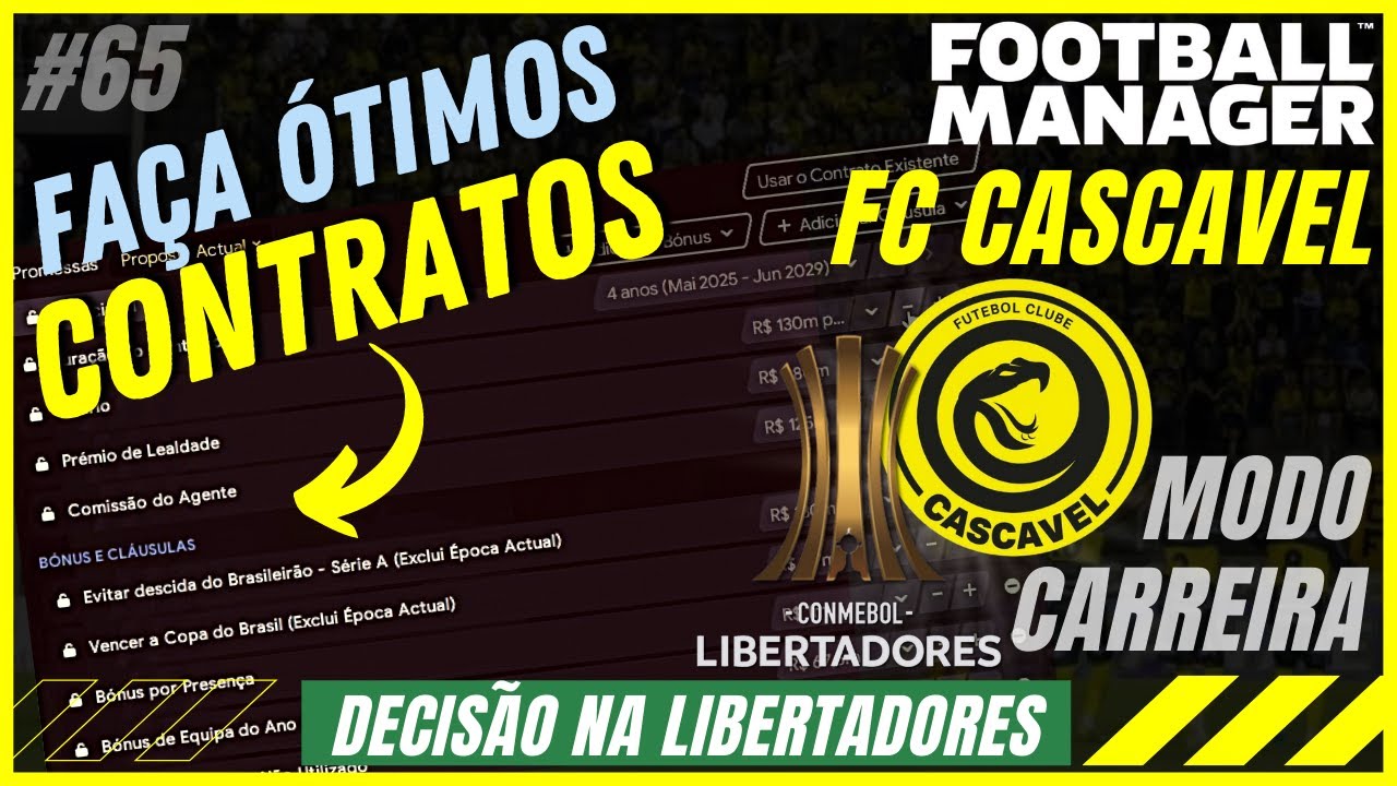 QUANDO e COMO NEGOCIAR BONS CONTRATOS Com Meus JOGADORES?! | FC Cascavel #65 🐍 | FM 21