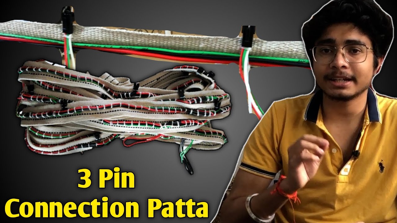 How to make 3 Pin Parallel Connection Patta || कनेक्शन पत्ता कैसे बनाएं || Pixel LED