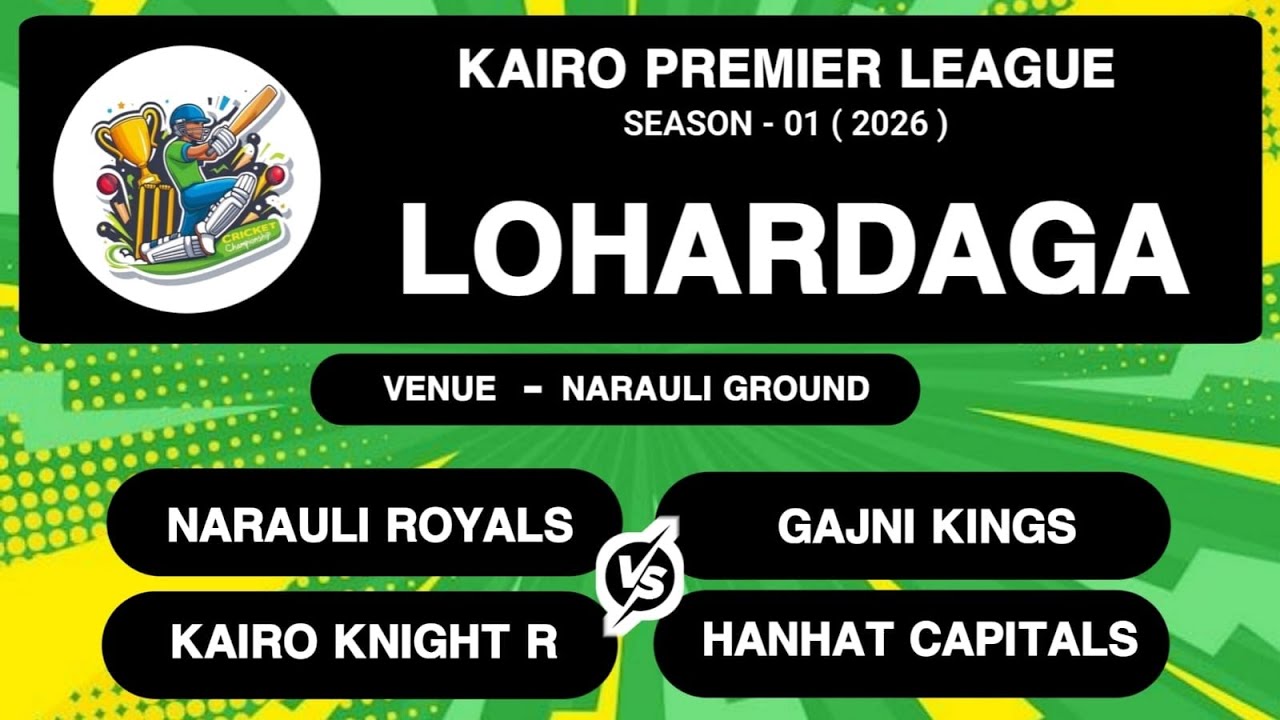KAIRO PREMIER LEAGUE S-01 LOC-LOHARDAGA// NS Sports Ranchi's broadcast