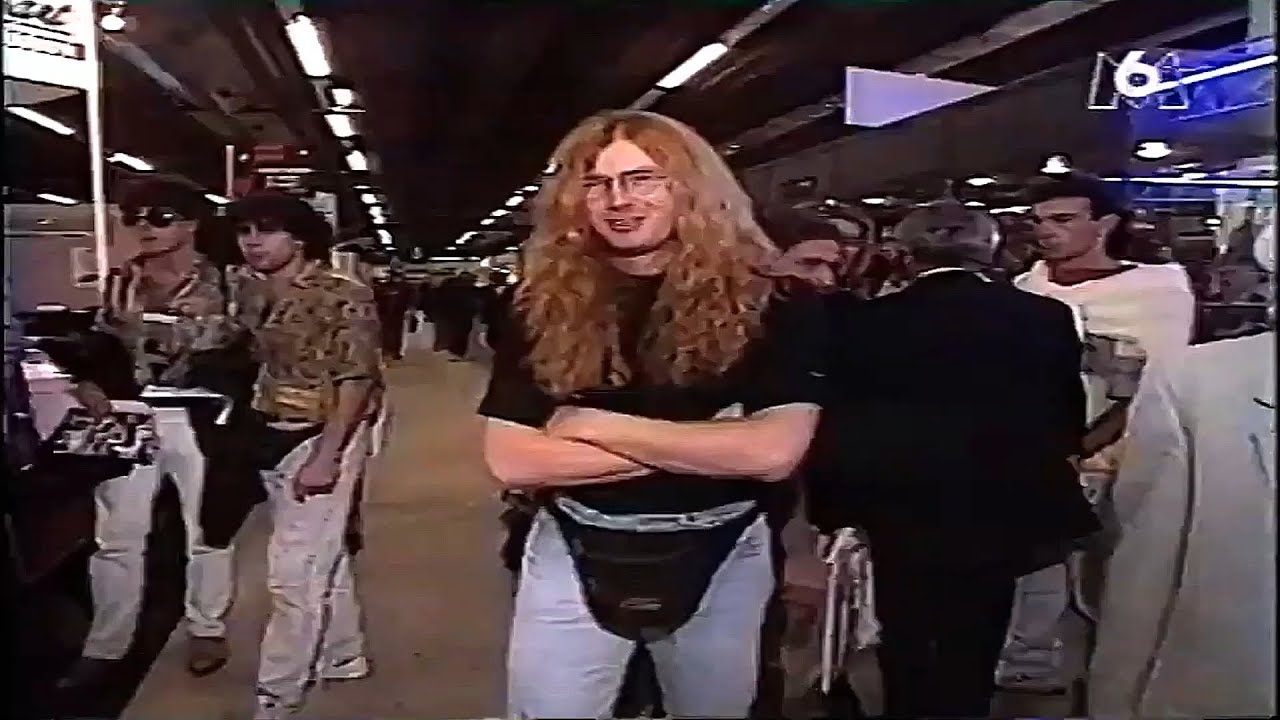 Megadeth ` Interview & Le Zénith, Paris, France - September 22, 1992