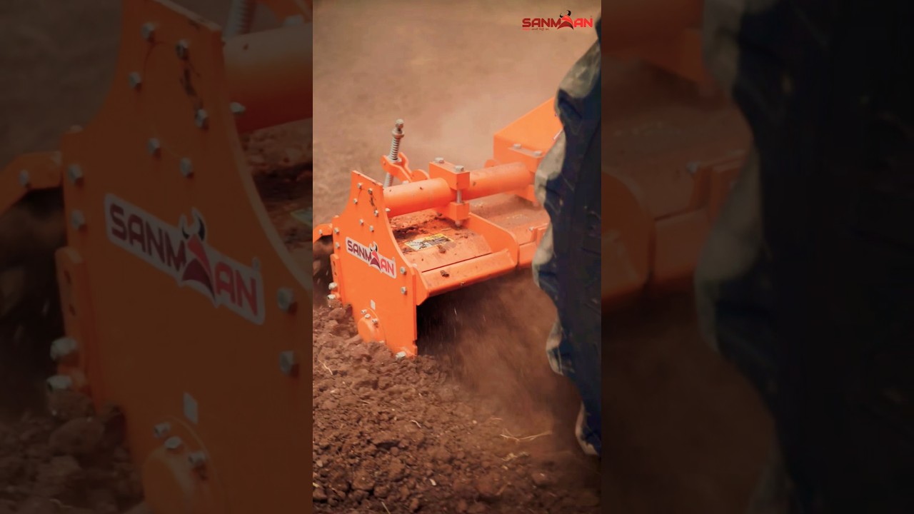 "Unleash Power & Precision! 🚜 Sanman Rotavators by Sanman Agri in Action!"💯💪