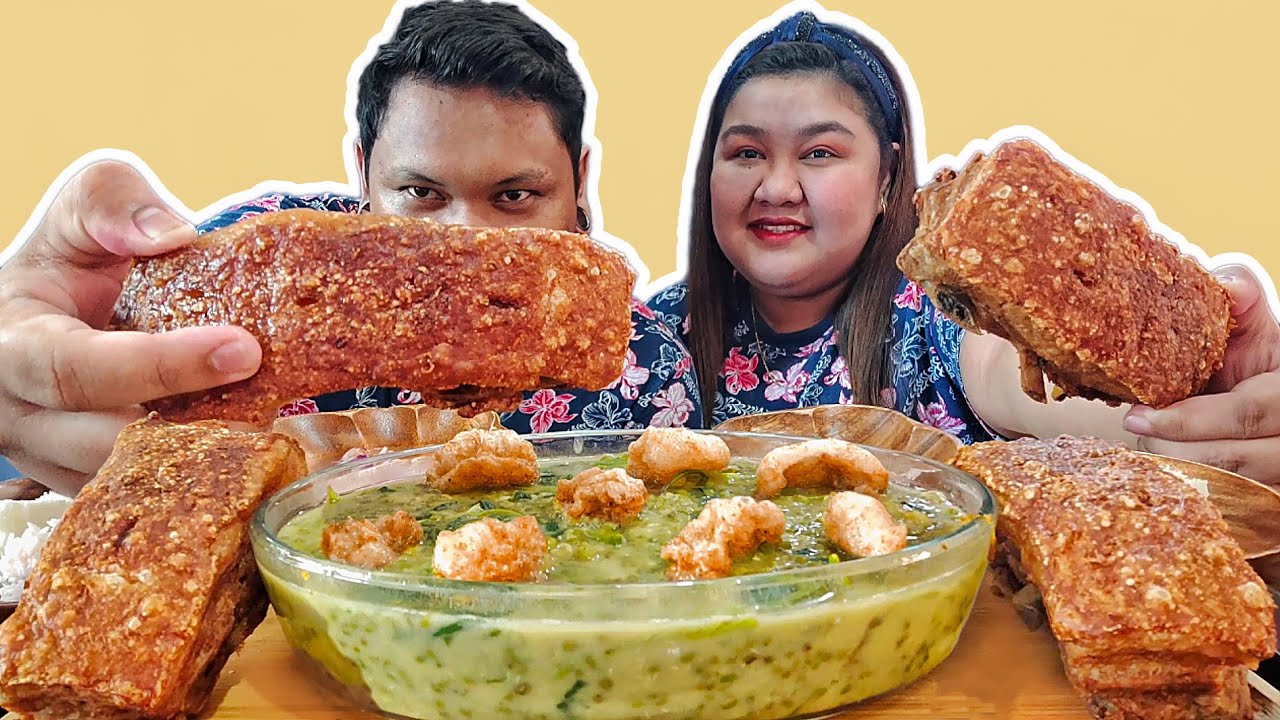 LECHON KAWALI & GINATAANG MONGGO MUKBANG