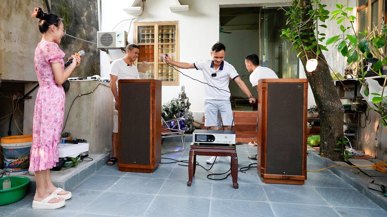 Giao loa IP-8830 cho chú Thơm ở Yên Mỹ, Hưng Yên