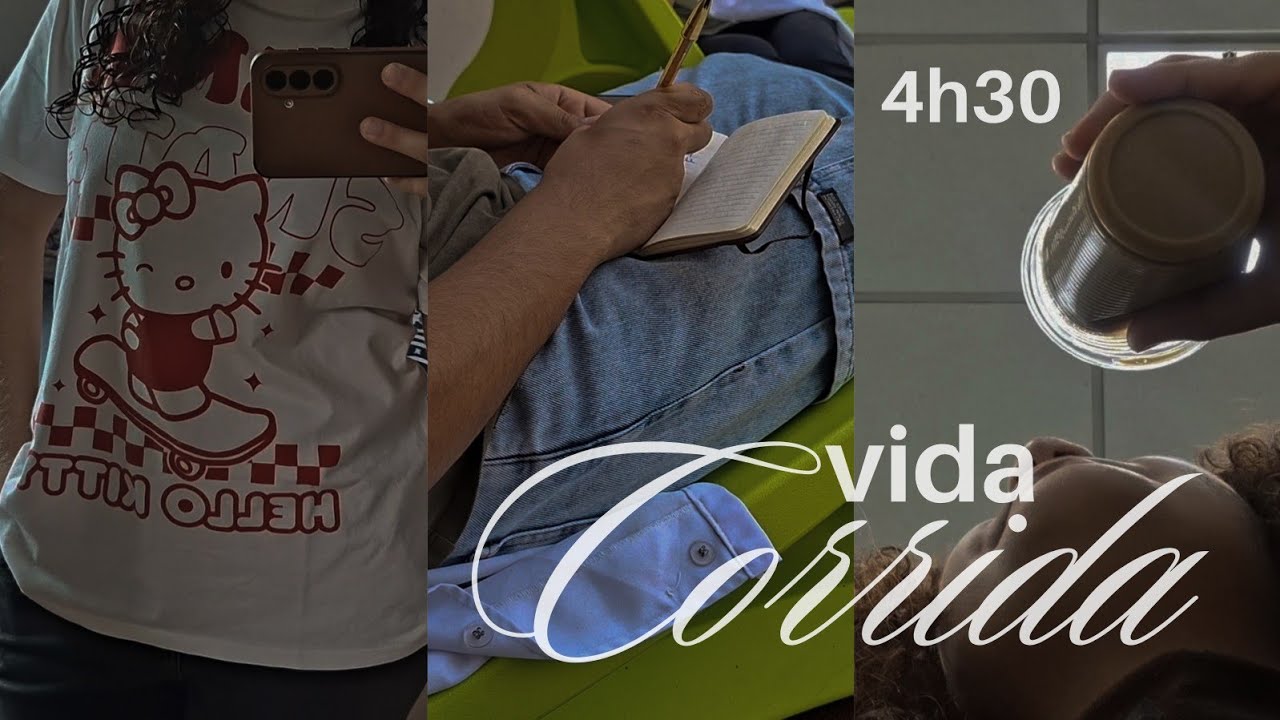 4h30 para dar conta de tudo | conciliando trabalho, técnico e faculdade