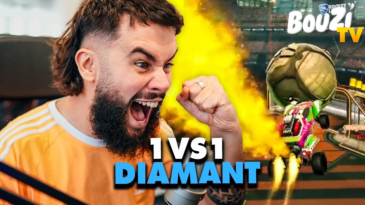 JE RENTRE UNE DINGUERIE EN 1V1 ROCKET LEAGUE ! (et je passe diamant 3)
