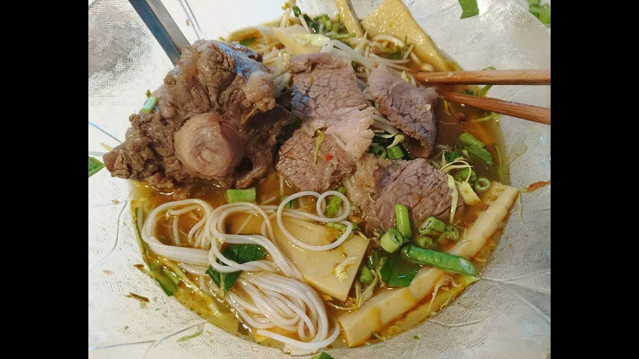 How to make khow poon nam seen Lao food วิธีทำ ข้าวปุ้นน้ำเนื้อ ของลาวฝั่งโขง ເຂົ້າປຸ້ນນ້ຳຊີ້ນ