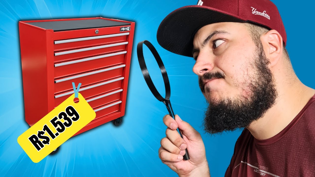 Esse CARRINHO de FERRAMENTAS só tem 1 DEFEITO... FortG FG8842