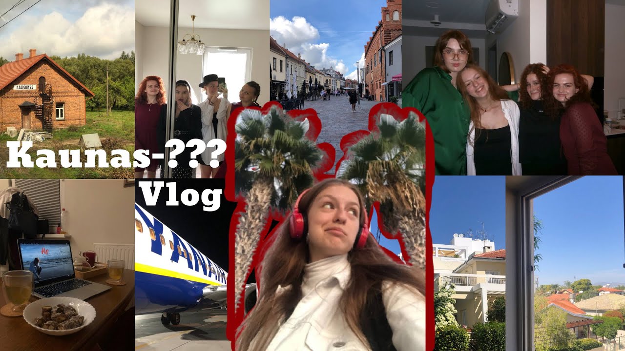 Vlog: trip to a new study country through Kaunas (friends, exploring Kaunas, flight & a new chapter)