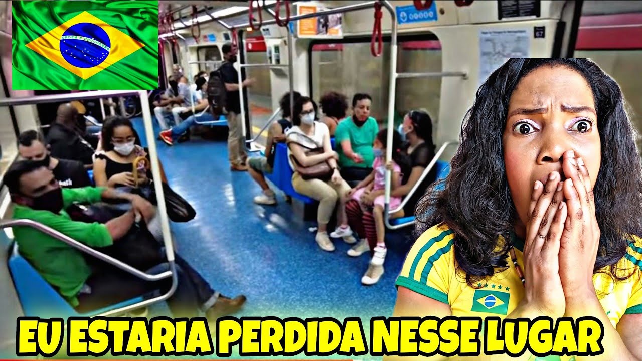 METRÔ NO BRASIL AFINAL É ASSIM EU NESSE LUGAR EU IA SE PERDER TOTAL 😳