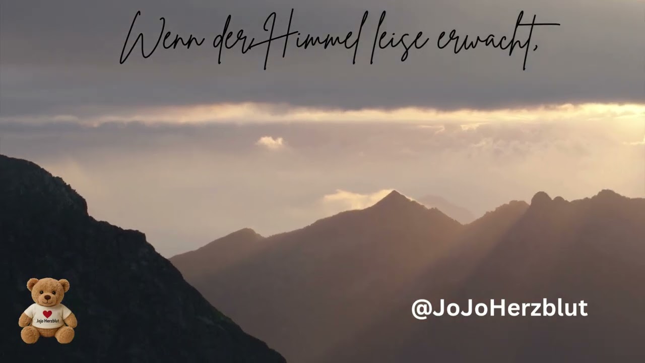 🌅 Wenn der Himmel leise erwacht – JoJoHerzblut | Emotionaler Guten-Morgen-Song