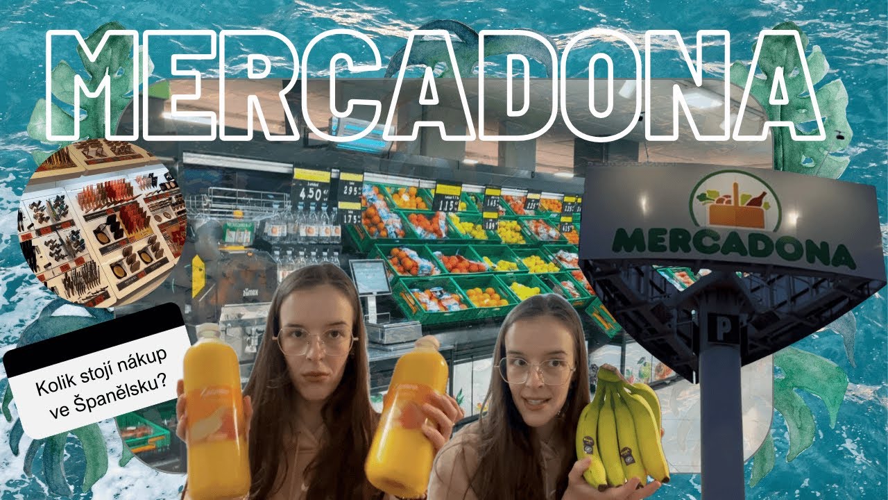 POJĎTE SE MNOU DO MERCADONY! ⎮ Kolik stojí nákup ve Španělsku?