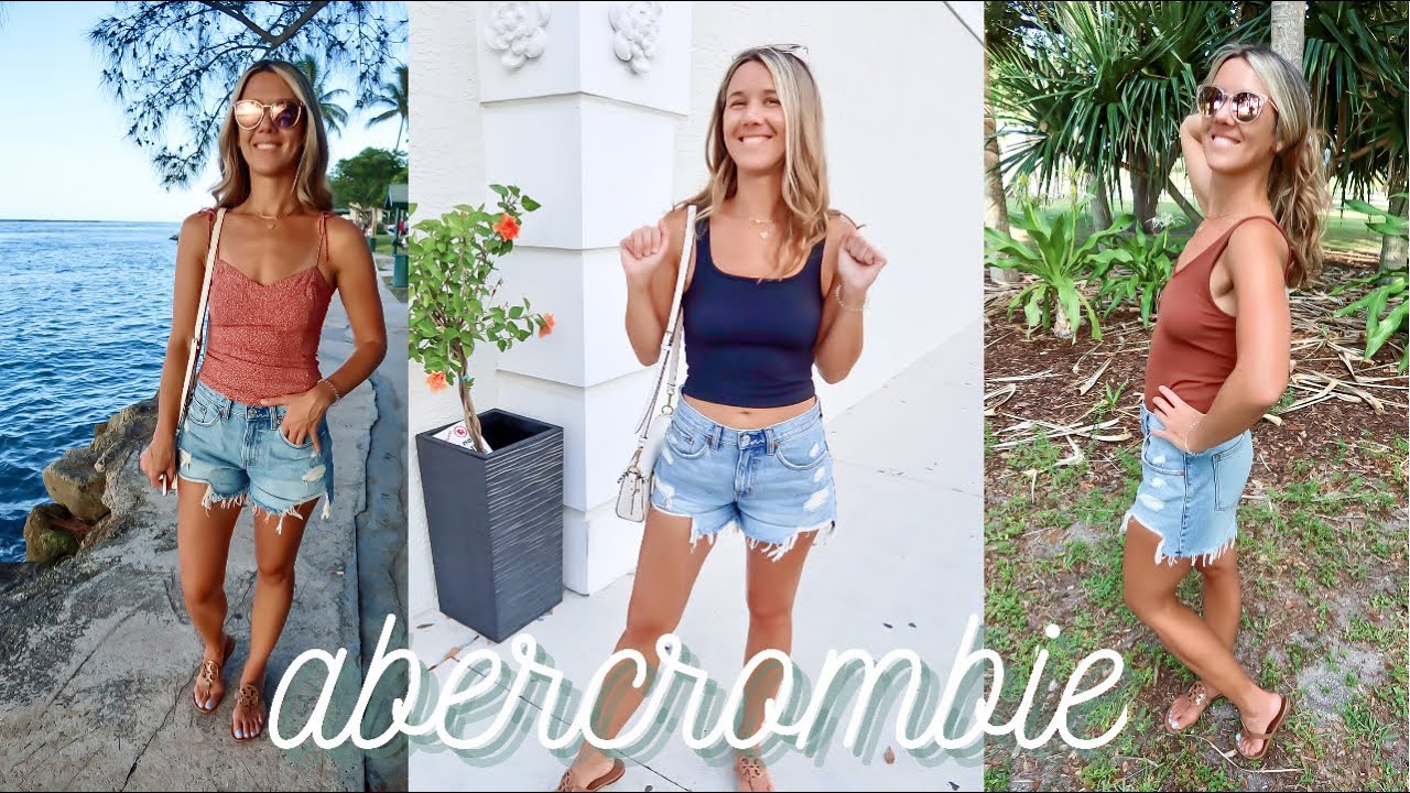 ABERCROMBIE & FITCH SUMMER HAUL 2021 | Casual Outfits with Transitional Pieces to take you into Fall