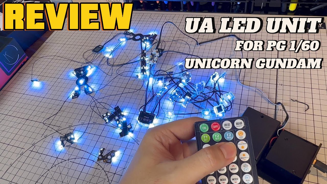 รีวิว UA Unicorn&art LED Unit PG 1/60 Unicorn Gundam ชุดไฟจีนคุ้มที่สุดในตอนนี้ ลูกเล่นเยอะ(Part1/2)