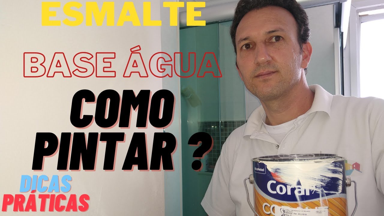 Como pintar portas  esmalte base &aacute;gua passo a passo f&aacute;cil