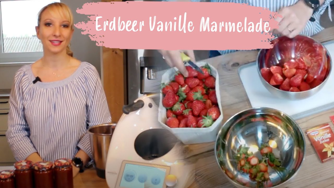 Erdbeer-Vanille-Marmelade im Thermomix