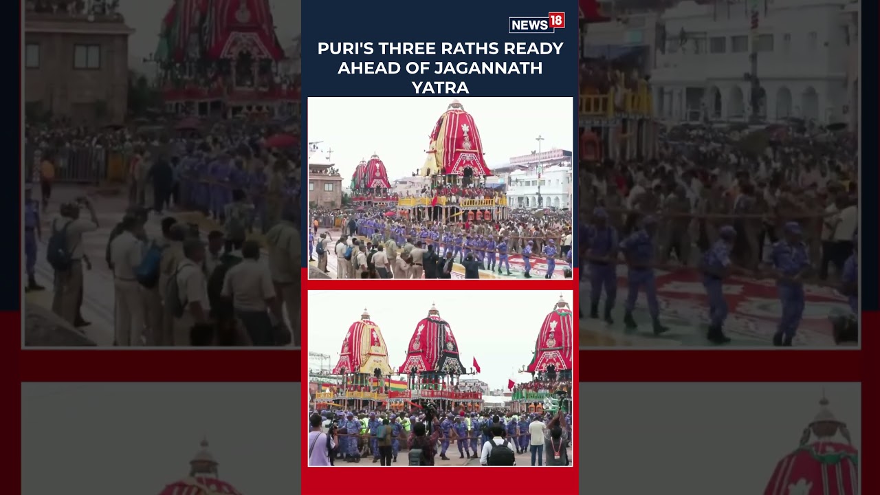 Puri Rath Yatra 2026: Lord Jagannath's Grand Chariots Reach Singhadwara Ahead Of Annual Festival