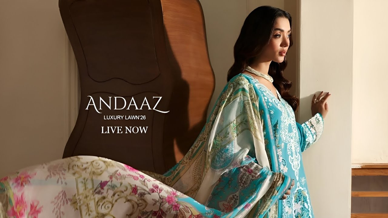 Ramsha New Summer Lawn Unstitched Collection 2026 | Andaaz by Ramsha Luxury Lawn Collection 2026
