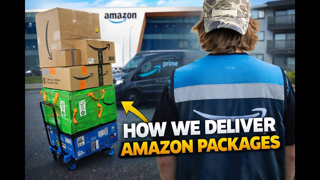 ਮੀਹ ਪੈਂਦੇ ਚ ਕੀਤੀਆ Amazon Diya deleveria || Vancouver ਬਣਿਆ Raincouver😂||
