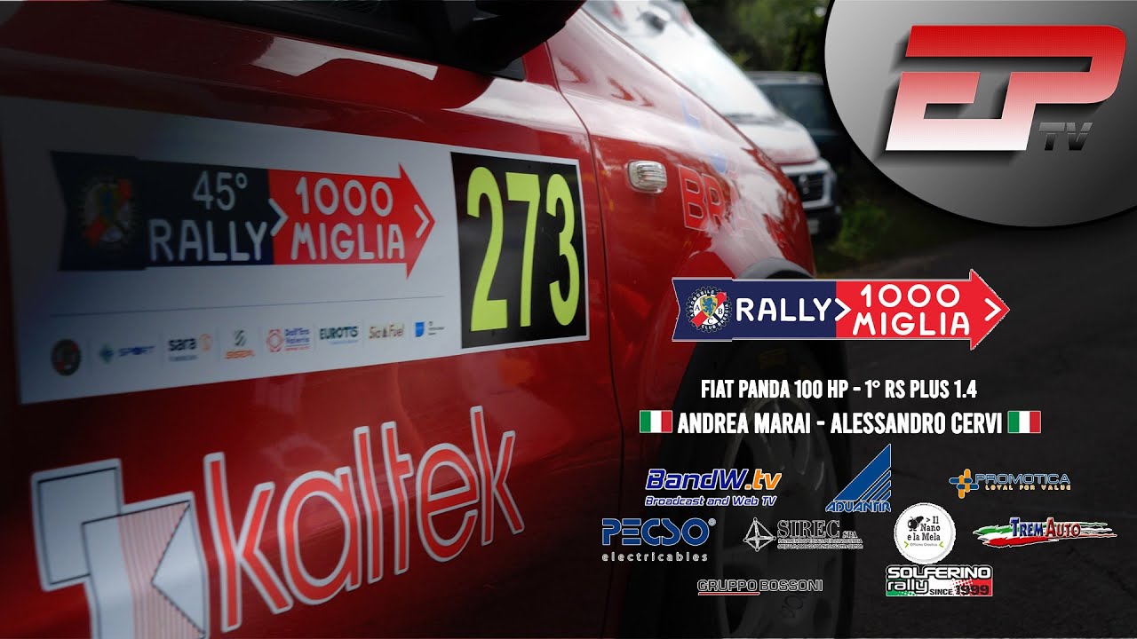 A. Marai - A. Cervi | Fiat Panda 100 HP | 45° Rally 1000 Miglia PS Irma Onboard