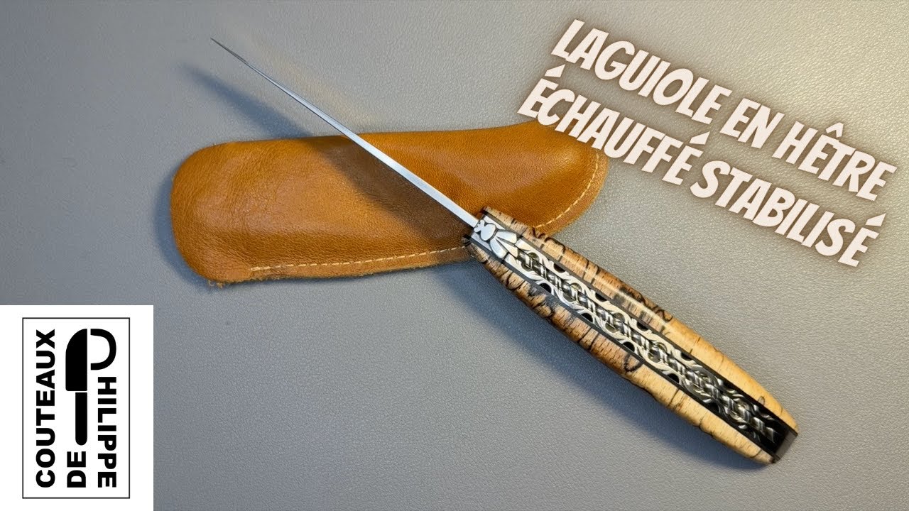 Laguiole Didier Lang en h&ecirc;tre &eacute;chauff&eacute; stabilis&eacute;, quelle merveille