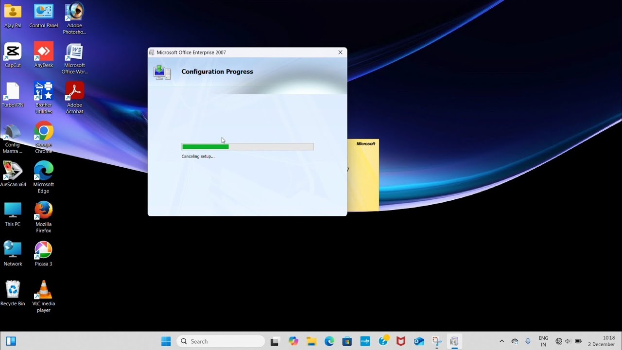 How to fix configuration progress in Microsoft Office | MS Word