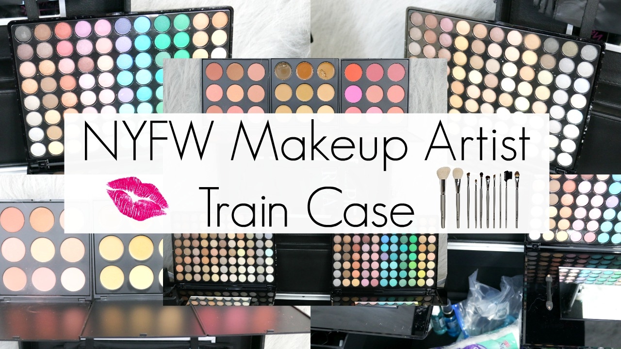 What's Inside My Fashion Week Makeup Artist Train Case || Professional MUA Kit || BeautyChickee