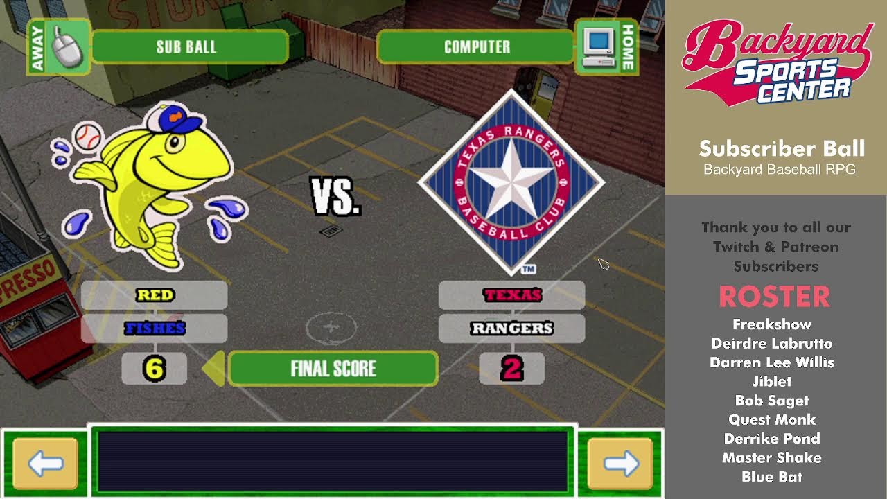 Subscriber Ball, Backyard Baseball RPG