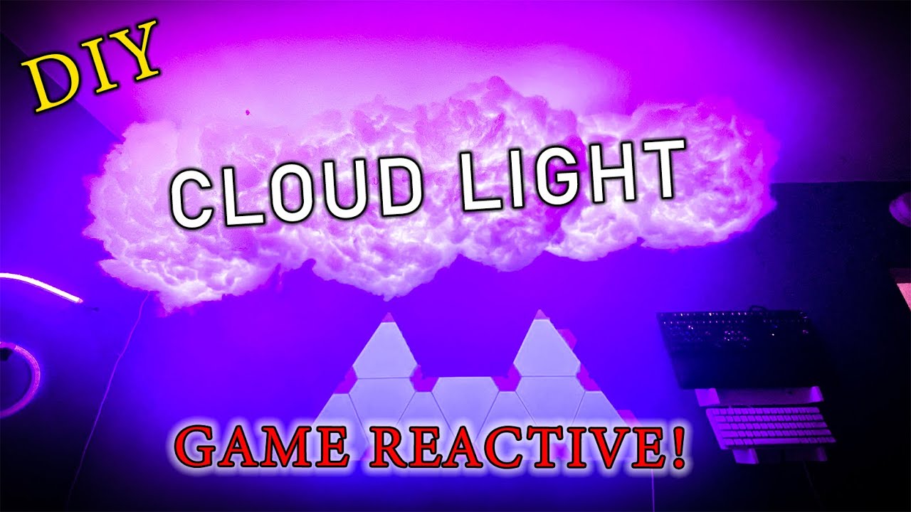 GAME REACTIVE RGB Cloud Light | DIY