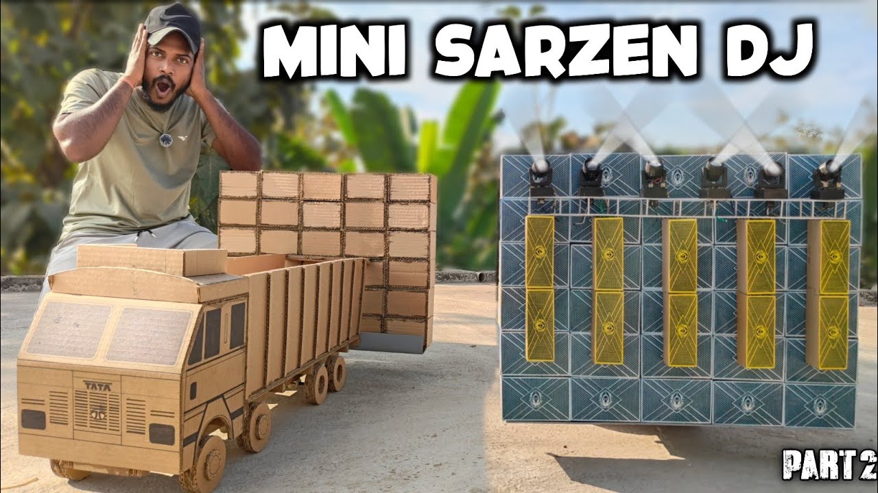 Mini SARZEN DJ: как сделать (часть 2) настоящую диджейскую установку 😱