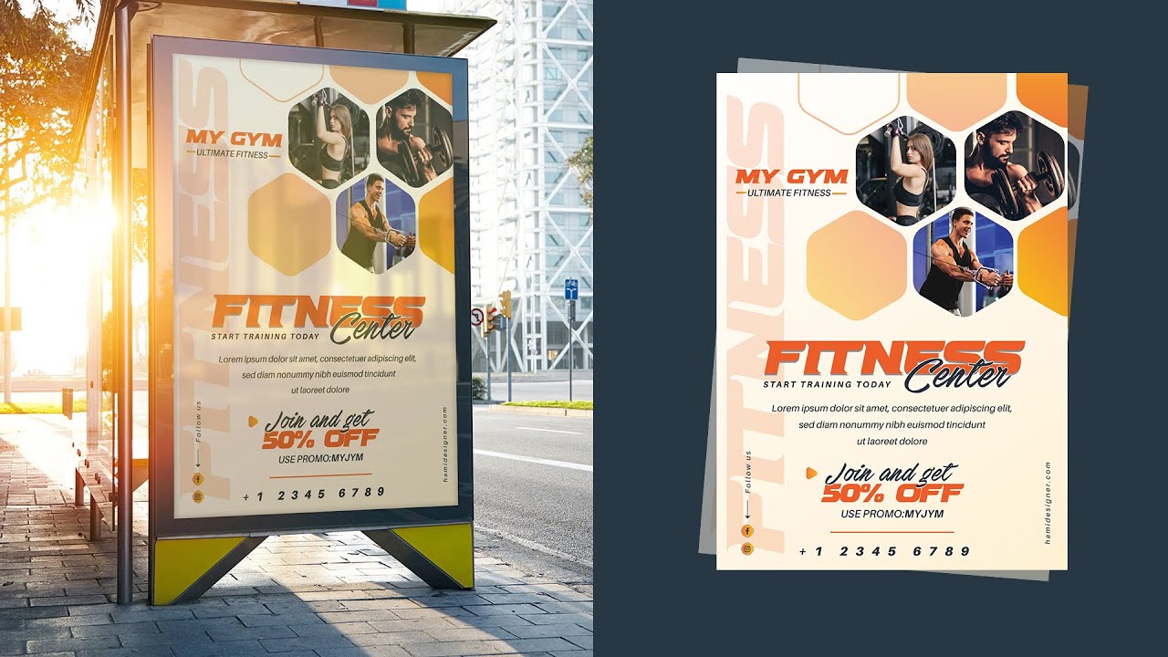 How to create print ready poster design in Adobe Illustrator | Design Tutorials | Speed Art