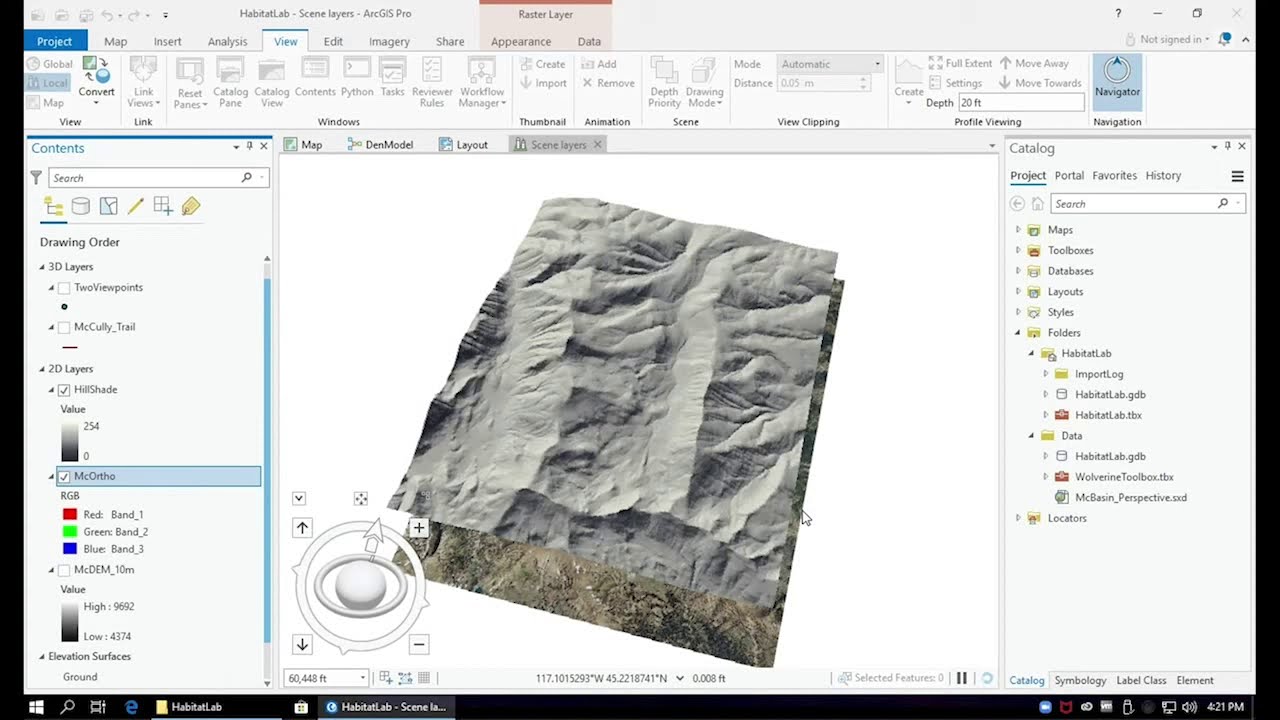 Part 3B: Creating a 3D View in ArcGIS Pro