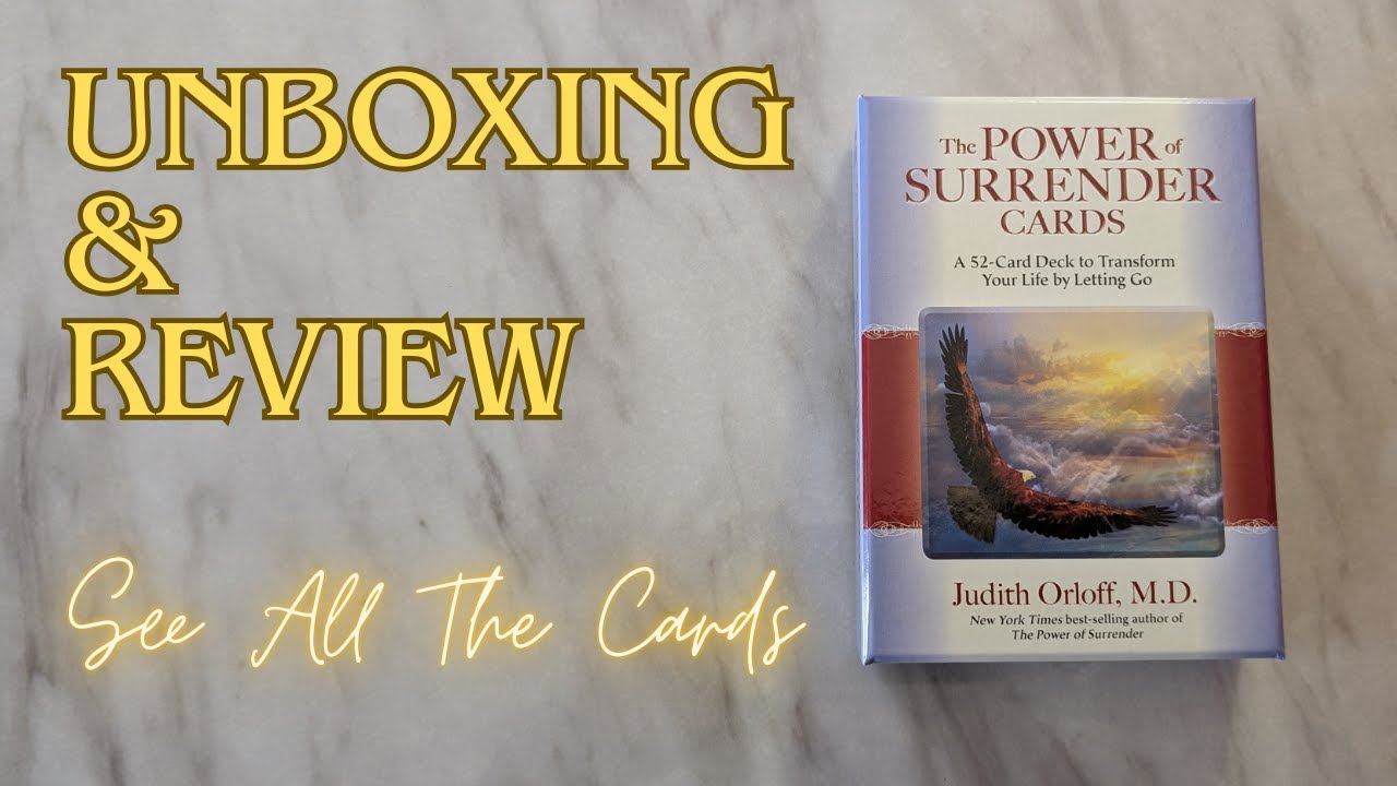 The Power of Surrender Cards Unboxing Review & Flip Through #oracle #tarot #unboxing #surrender