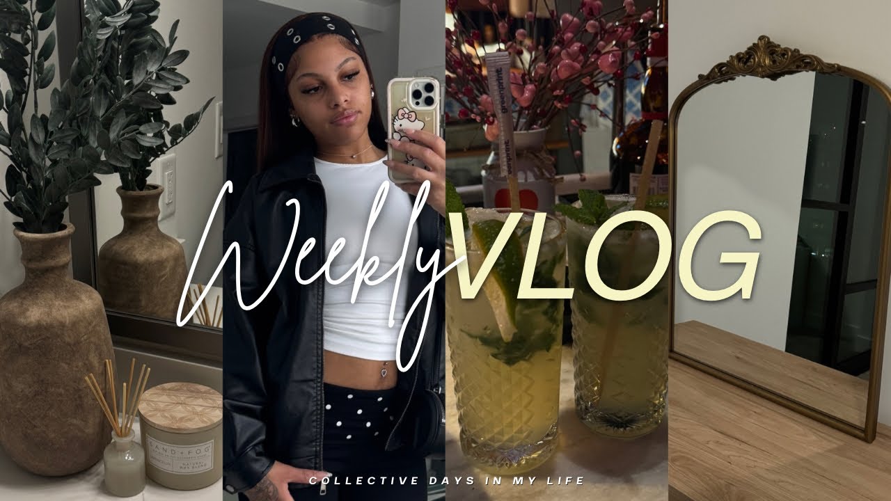 Weekly Vlog | Apartment Updates + Adapting To My NEW Job + Vintage Mirror + Out To Eat, etc 