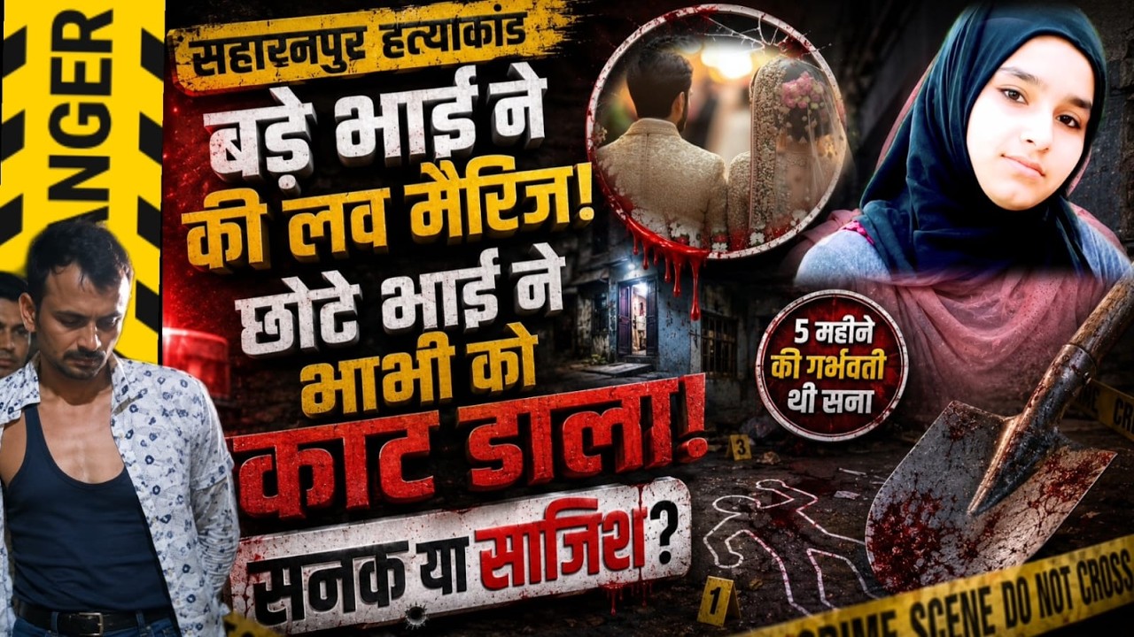 Saharanpur News : गर्भवती भाभी की फावड़े से हत्या, नाराज देवर बना कातिल? 2 घंटे तक देवर का हंगामा