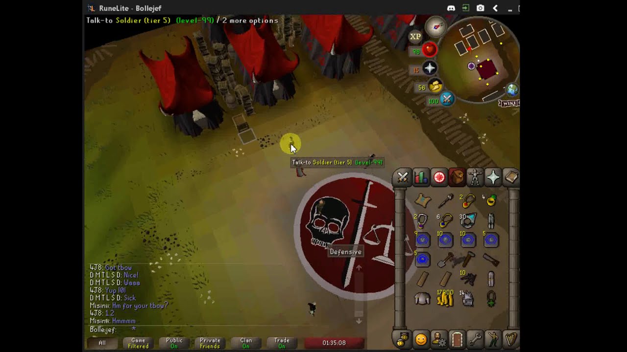 Beckon in the combat ring of Shayzien Clue Scroll OldSchool Runescape [OSRS]
