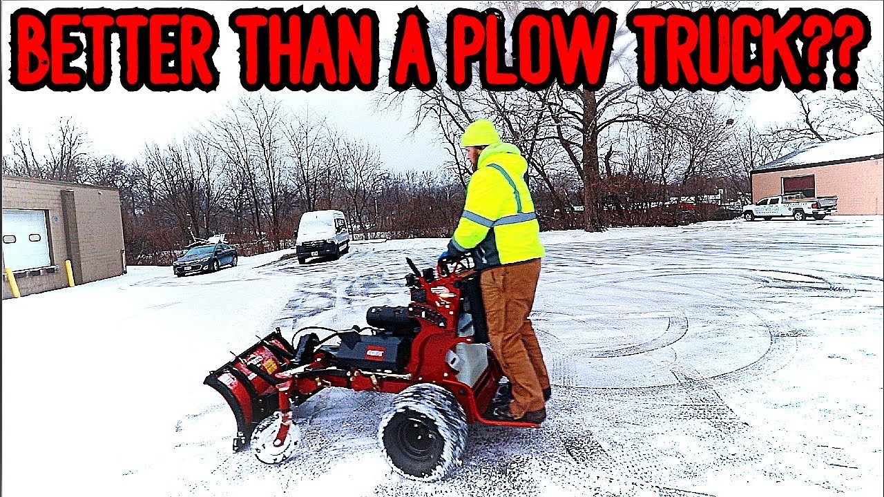 TORO Grandstand MULTIFORCE vs SNOW COVERED Parking Lot! (Beast)