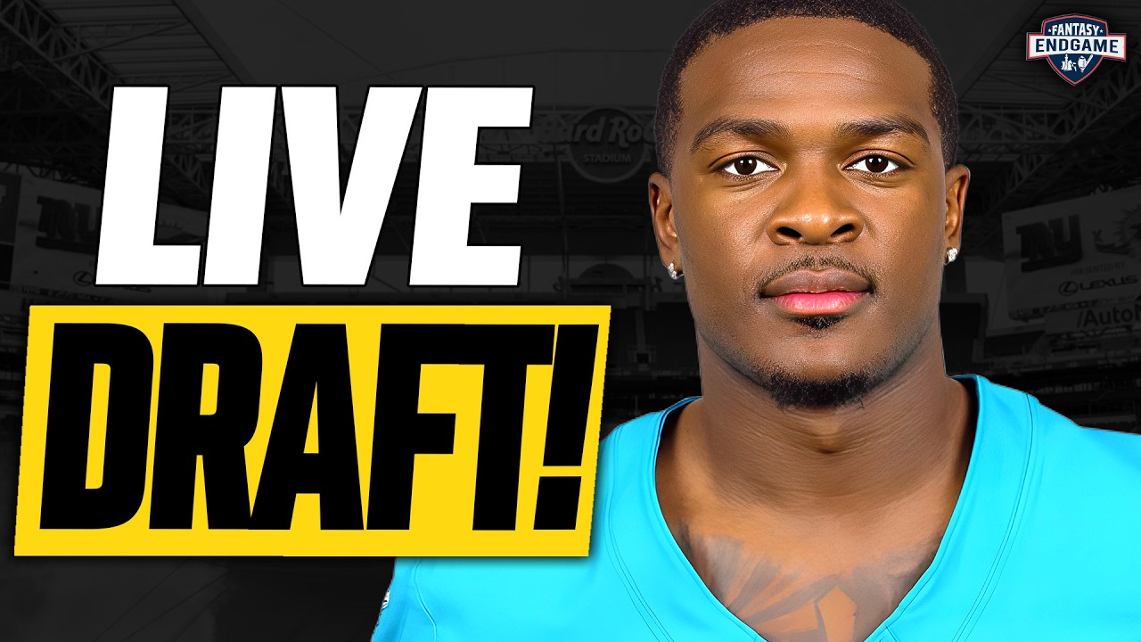 Watch Us CRUSH A Real Fantasy Football Draft