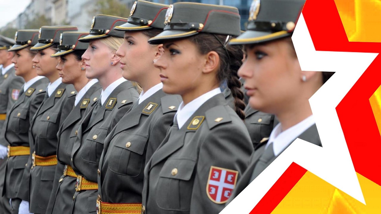 ЖЕНСКИЕ ВОЙСКА СЕРБИИ ★ Военный парад в Белграде ★ День единства, свободы и национального флага
